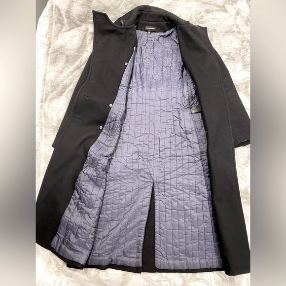 Club Monaco - XS Black Wrap coat - Picture 3 of 6